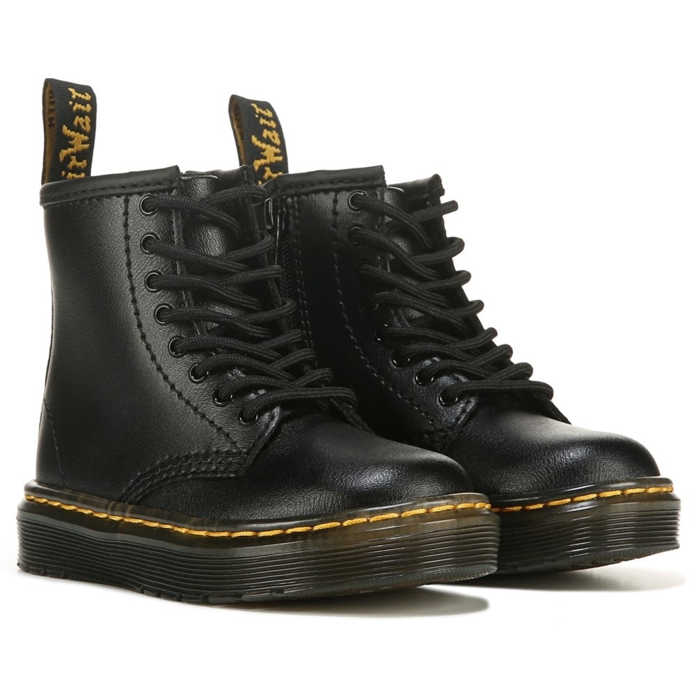 DR. MARTENS - Leather Lace Up Boots KIDS - Size 8 US